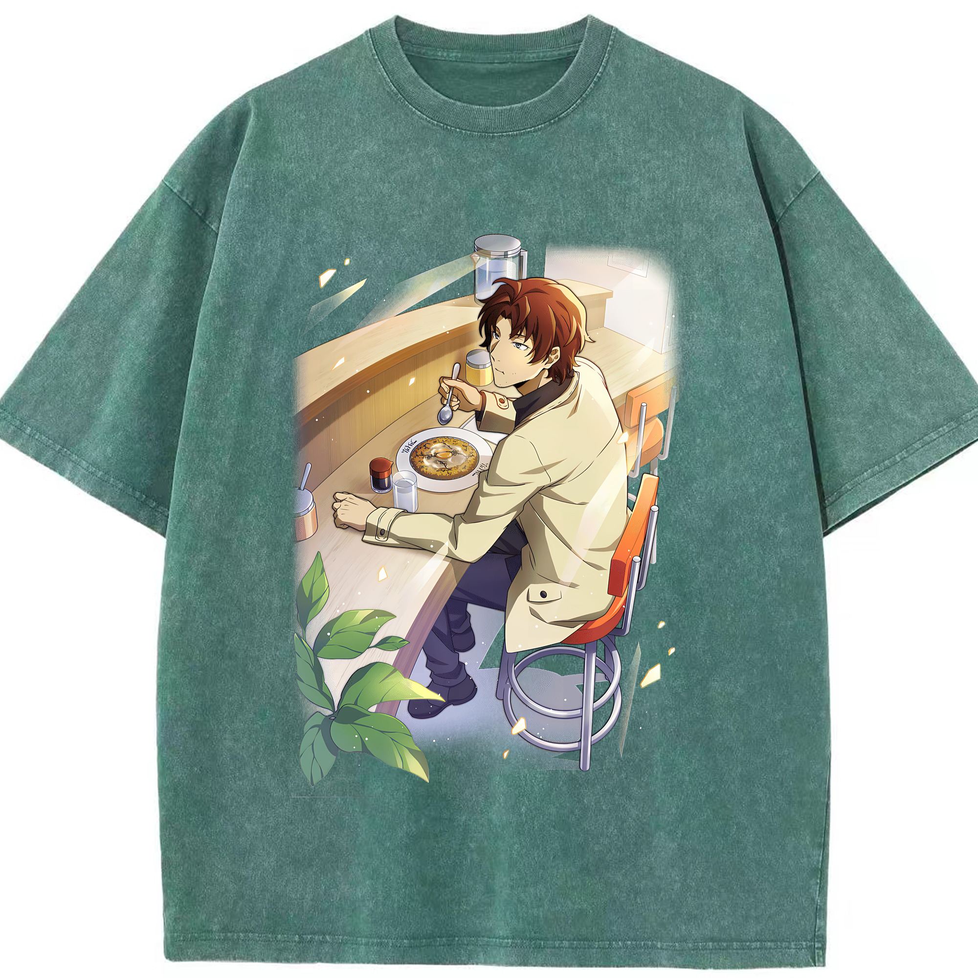 （画像用） 文豪ストレイドッグス Bungo Stray Dogs 綿100% ヴィンテージ風 半袖Tシャツ（フロントプリント）